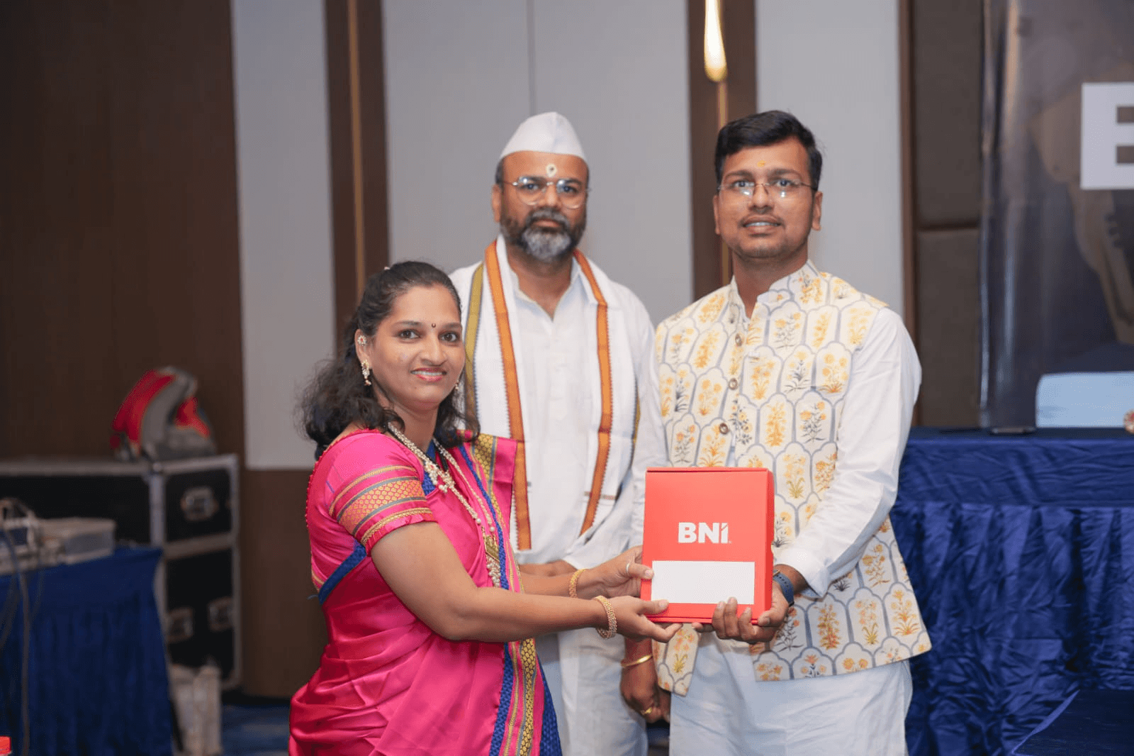 Samarth Security BNI membership induction and kit presentation ceremony